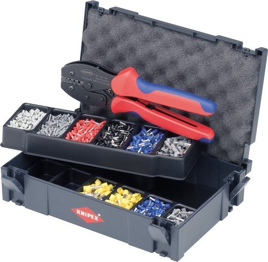 KNIPEX 97 90 23 Krimp-assortiment voor adereindhulzen