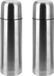 Thermosfles - 2x - Inox - 750 ml - isoleerfles - argenté
