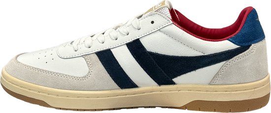 Gola Hawk CMB336XE Sneakers Heren Leer Maat 43 Wit/Blauw