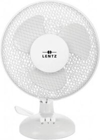 Lentz 80022 - Tafelventilator - Ø 23 cm - wit