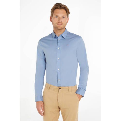 Tommy Jeans Slim Fit Overhemd - Lavender Lustre