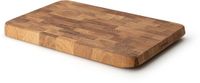 Continenta Snijplank, Serveerplank, Keukenplank, Houten Plank, Eiken Kopshout 38 x 25 cm