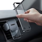 Baseus Telefoonhouder Auto Dashboard/Ventilatierooster Zwart