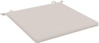 vidaXL Zitkussen SOEST 100% Polyester Wit 80 x 80 x 3 cm