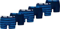 Puma Boxershorts Everyday Heritage Stripe - 6 pack - Blauw - Heren Ondergoed - Maat M