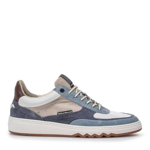 Floris van Bommel De Kupster 05.22 suède sneakers lichtblauw