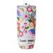 S'well x Steffi Lynn Roestvrijstalen beker met rietje en schuifdeksel, 700 ml, Artist Collab, drielaags vacuümgeïsoleerde beker houdt drankjes 18 uur koud en 5 uur warm, BPA-vrij