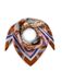 CODELLO Foulard 'Sternzeichen Stier' bleu foncé / marron / gris / blanc