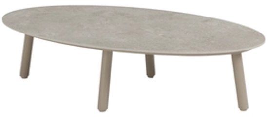 4 Seasons Outdoor Salute lounge tuintafel 120x65x30 cm keramiek latte