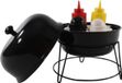 Merkloos / Sans marque Hit Trading B.V. Barbecue sauzenset met peper en zout vaatje 20 x 25 cm