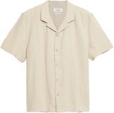 s.Oliver Chemise Beige Coton Manches Longues Regular Fit Hommes M