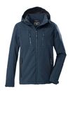 killtec KOW 79 MN SFTSHLL JCKT heren Softshell jack met afritsbare capuchon
