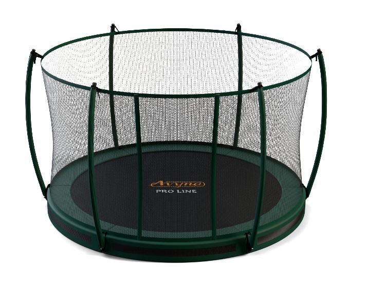 Avyna PRO-LINE ronde inground trampoline met veiligheidsnet - luxe