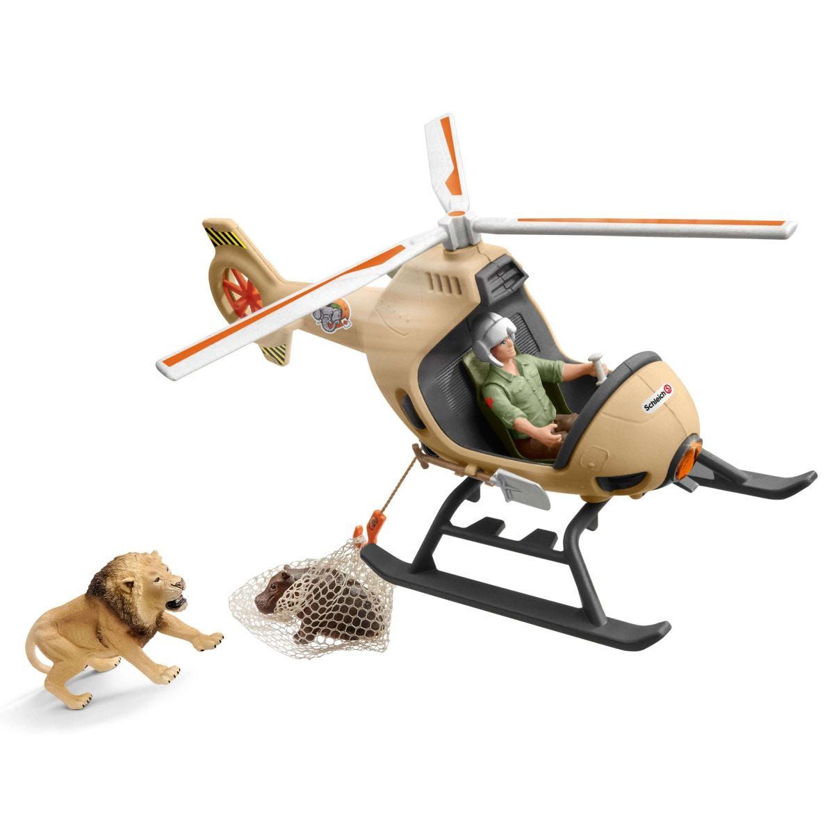 Schleich WILD LIFE Helikopter dierenredding - 42476