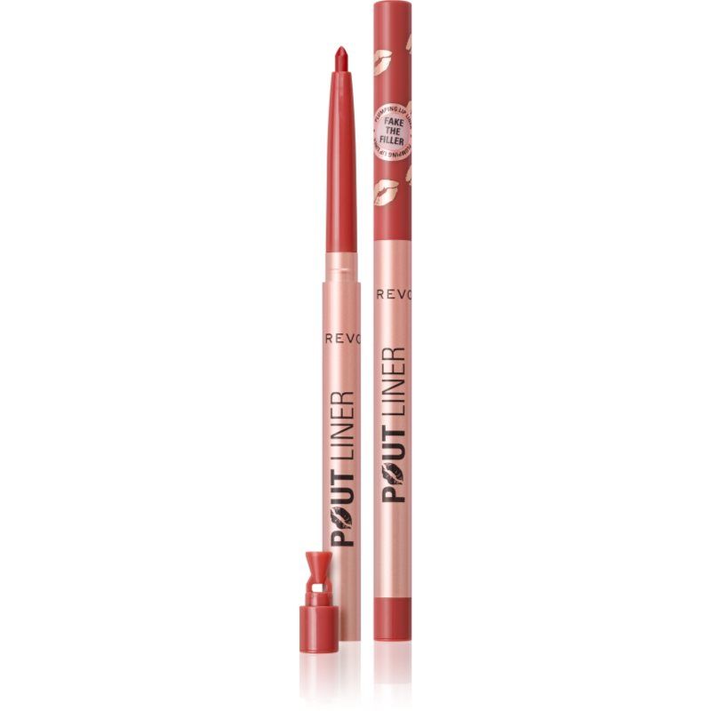 Revolution Beauty Pout Bomb Volumiserende Lippotlood, Langdurige Lipvormer met Hyaluronzuur & Vitamine E, Vegan & Dierproefvrij, Gebrand Kersenrood