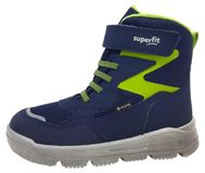 Superfit Mars Chaussures enfant Garçon Bottes d'hiver Bleu Loisir