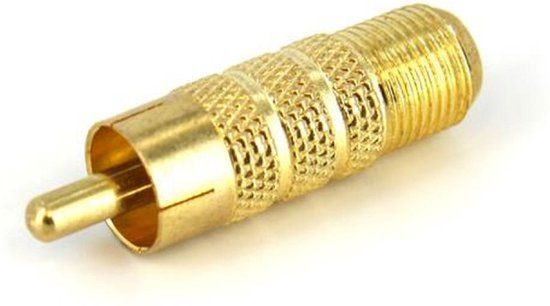 Startech RCACOAXMF RCA naar F-type coaxiale adapter