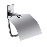 Gedy G-Singapur, toiletpapierhouder, verchroomd, afmetingen 15 x 14,3 x 6,8 cm, gewicht 0,3 kg, rolhouder van roestvrij staal en chroom-all®, 10 jaar, design R&S
