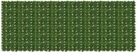 vidaXL Balkonscherm met bladeren Groen 400 x 150 cm