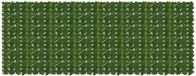 vidaXL Balkonscherm met bladeren Groen 400 x 150 cm