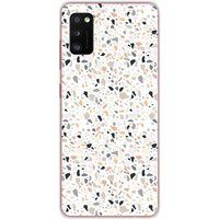 1001 coques Samsung Galaxy A31 bedrukt siliconen hoesje terrazzo color