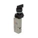 RIEGLER 106424-515.502 3/2-weg klep, man.Draaihendel lang, NC bistabil G1/8, 2 schakels, 1 stuk