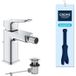GROHE DICE Bidetkraan, chroom, SilkMove technologie, waterbesparende functie, QuickMount systeem