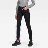 G-star Midge Cody Mid Waist Skinny Spijkerbroek Zwart W23 x L30 Vrouw