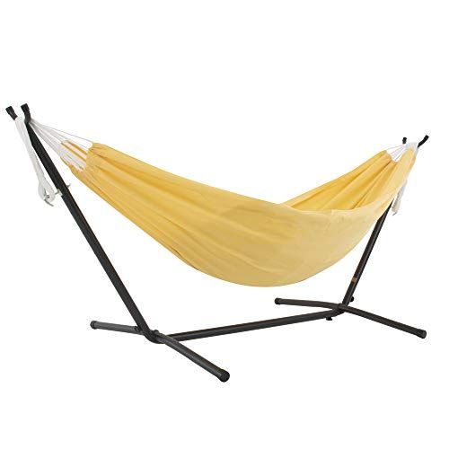 Vivere Combo Hangmat met Stalen Standaard - Geel