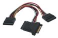 PremiumCord Power Y-kabel voor HDD Serial ATA 3xF / 1xM 16 cm