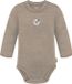 normani Baby-body met lange mouwen van merinowol „Tuai“