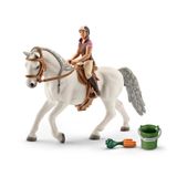 Schleich HORSE CLUB Amazone met lipizzanermerrie
