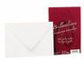 Rössler Brilliantlinnen briefpapier Briefhoezen 25 Stuk wit | Enveloppen zonder venster DIN C6