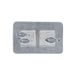 Spirella Tapis de bain 55 x 85 cm Gris