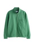Next - Heren - Tunelzoom, lichtgewicht jersey, sweatshirt met ritssluiting en trechterhals - Groen