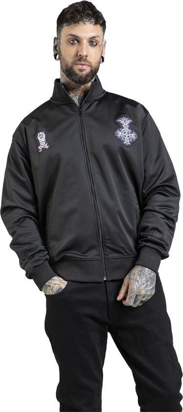 Ghost Soccer Trackjacket Heren Trainingsjas - zwart - 5XL
