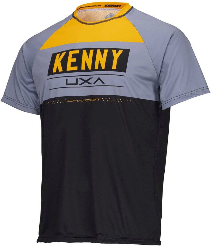 Kenny Charger Jersey met korte mouwen Heren - zwart/geel