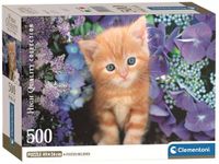 Clementoni - Puzzle - 500 pièces - Chat rouge - Puzzle pour adultes - High Quality Collection