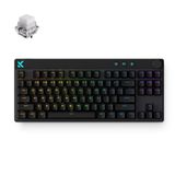 MCHOSE Mix 87 Hall Effect Magnetic Switch Gaming Keyboard (Noir, disposition US (QWERTY), Mount Tai GT HE, 80% (TKL), 8K, RGB, capuchons de touches PBT, remplaçables à chaud)