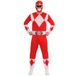 Rubies 1001409L000 Volwassen Mighty Morphin Red Ranger Power Fancy Dress, L 44" Borst
