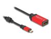 Delock 60052 USB Type-C naar DisplayPort adapter 0,2 m Zwart, Rood