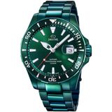 Jaguar J988/1 Polshorloge Heren Groen Staal Saffierglas 43.5 mm