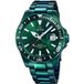 Jaguar J988/1 Polshorloge Heren Groen Staal Saffierglas 43.5 mm