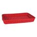 Stock Cash dienblad Pp Gn 1/1, rood, 53 x 32,5 x 6,5 cm