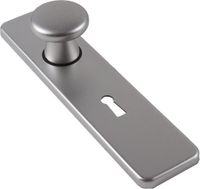 Ami Knop Schild 160/40 Vast Kortschild 185/44 Klik Profielcilinder 55 F1 Aluminium Kleur