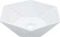vidaXL - Wastafel - 41x36,5x12 cm - keramiek - wit