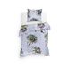 Heckett & Lane Flanel Dekbedovertrek Bing - Frost Blue 140x200/220cm