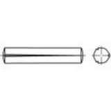 TOOLCRAFT TO-5378685 Gekerfde conische pen 5 mm RVS A1 100 stuk(s)