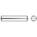 TOOLCRAFT TO-5378685 Gekerfde conische pen 5 mm RVS A1 100 stuk(s)