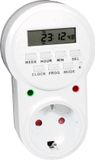 EcoSavers Programmateur horaire numérique - 20 moments de commutation programmables - Blanc